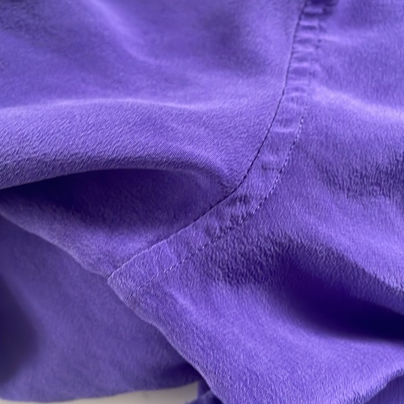 Equipment, silk purple, top/blouse - Picture 15 of 16